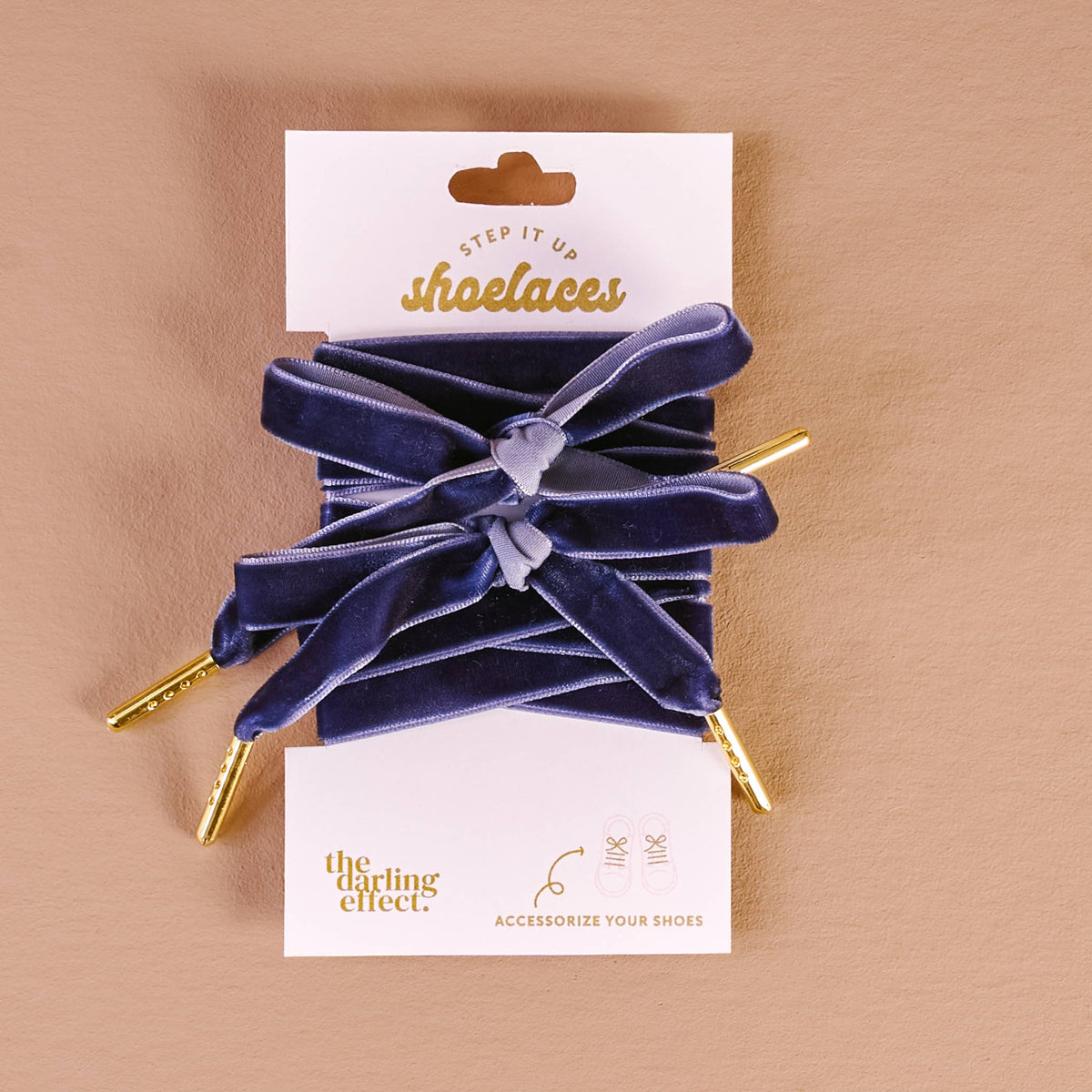 Step It Up Shoelaces-Velvet Blue