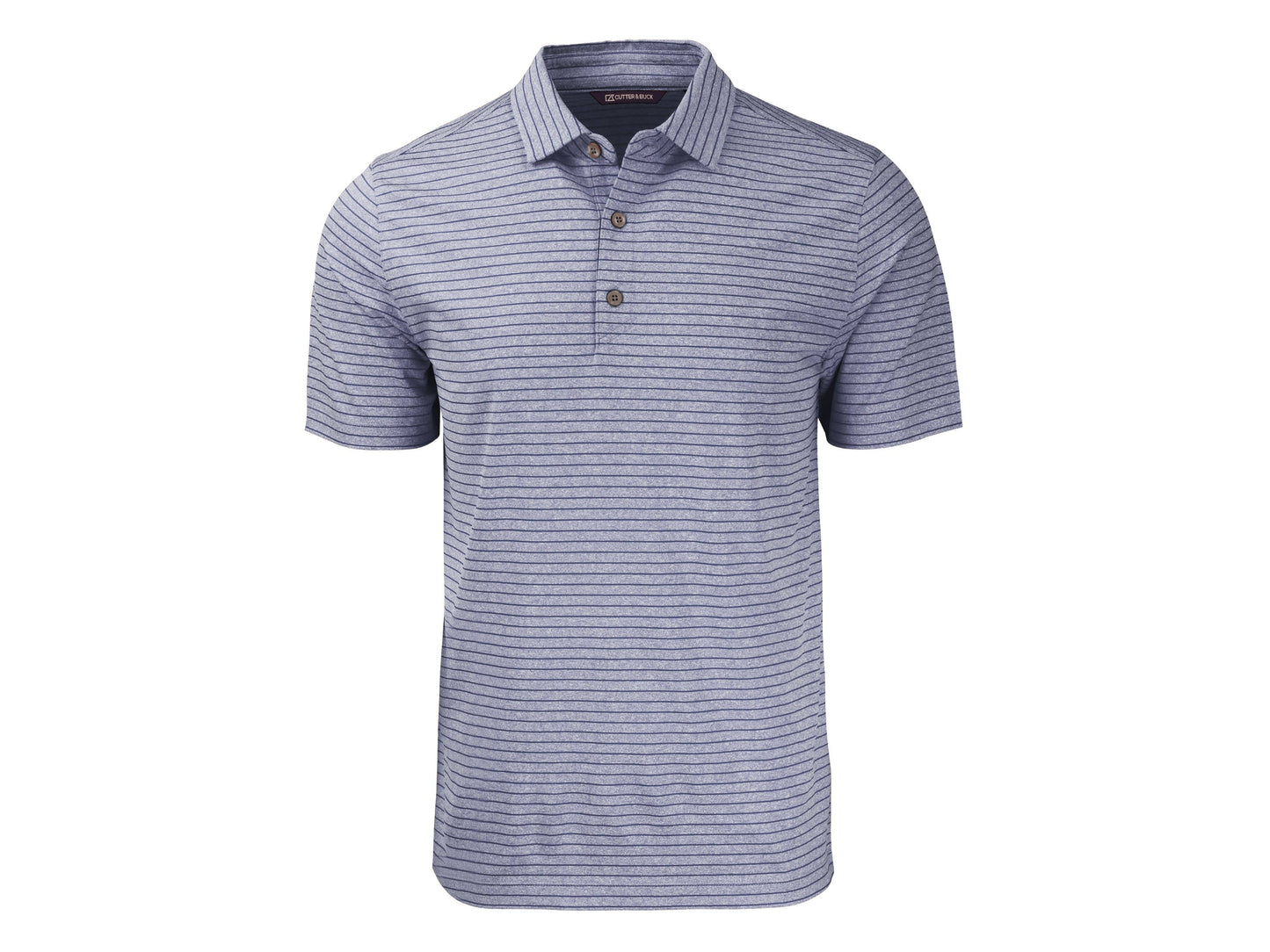 Cutter & Buck Forge Eco Heather Stripe Recycled Mens Polo