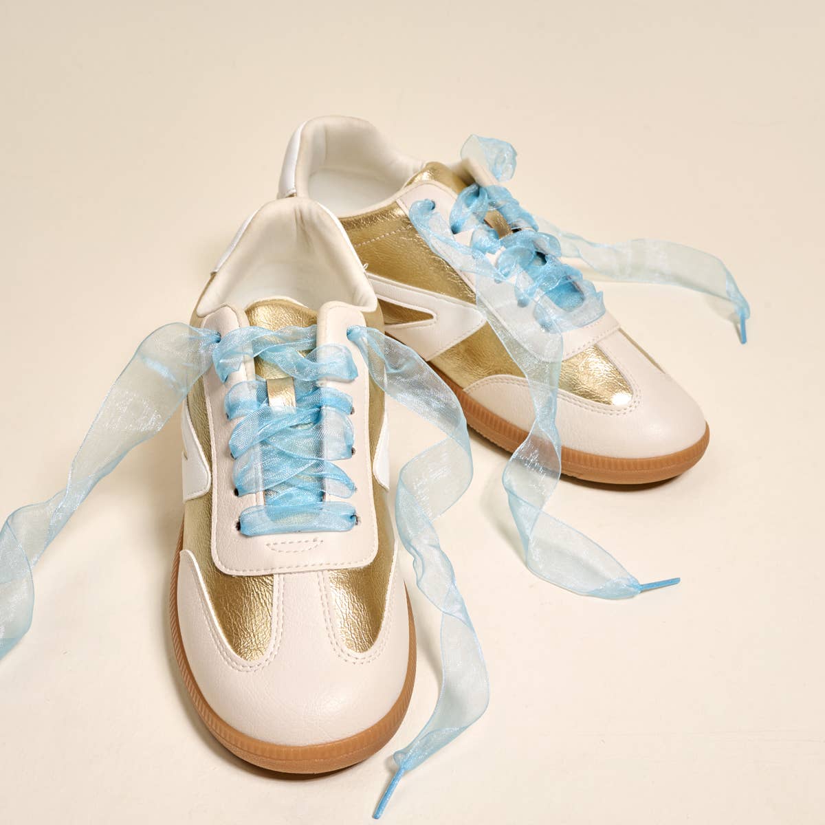 Step It Up Shoelaces–Sheer Blue