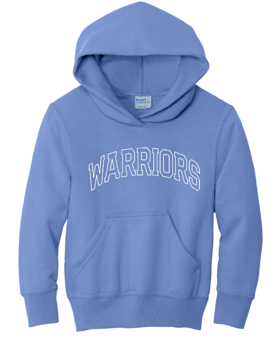 Columbia Blue Youth Hoodie Warriors