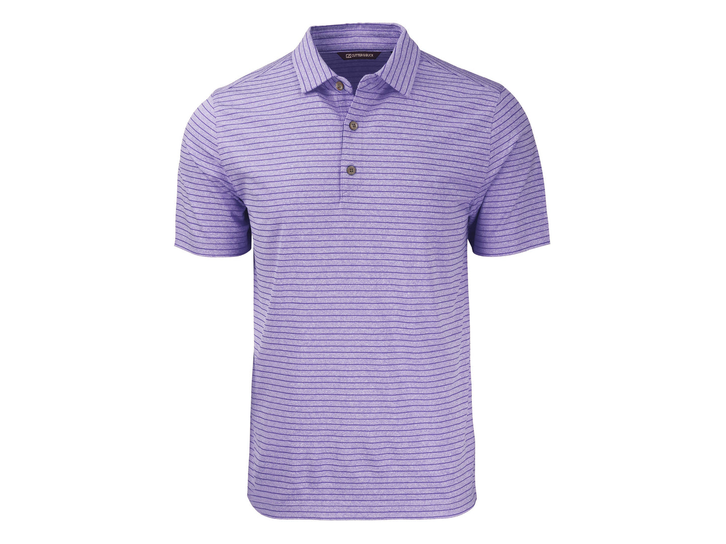 Cutter & Buck Forge Eco Heather Stripe Recycled Mens Polo
