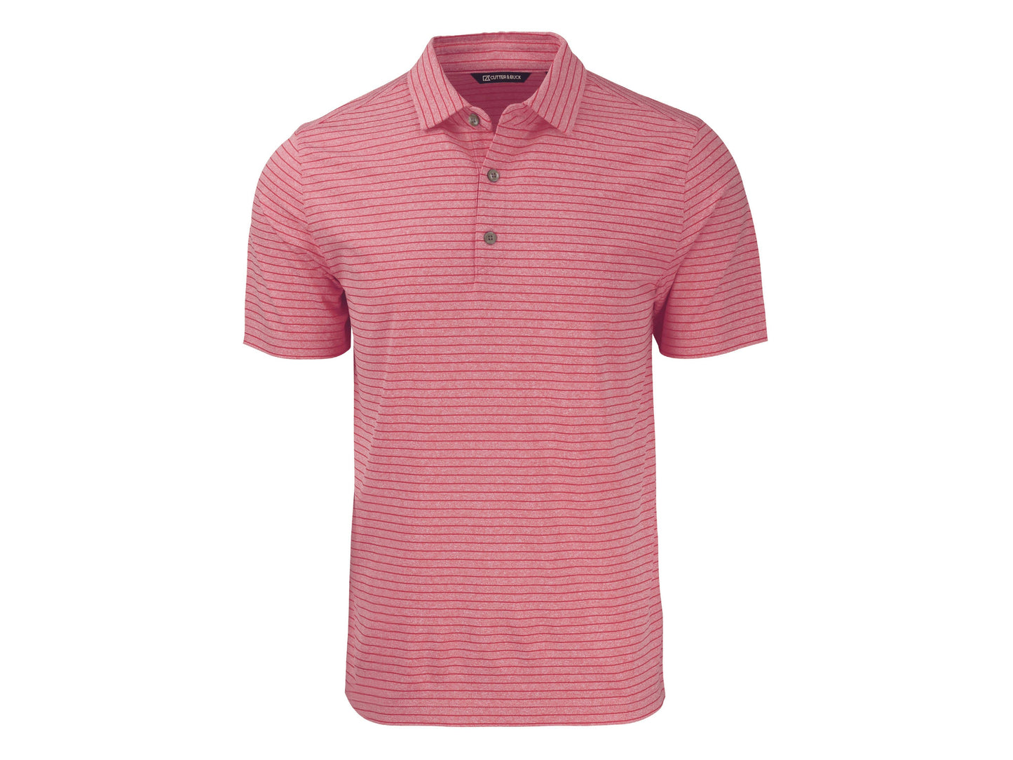 Cutter & Buck Forge Eco Heather Stripe Recycled Mens Polo