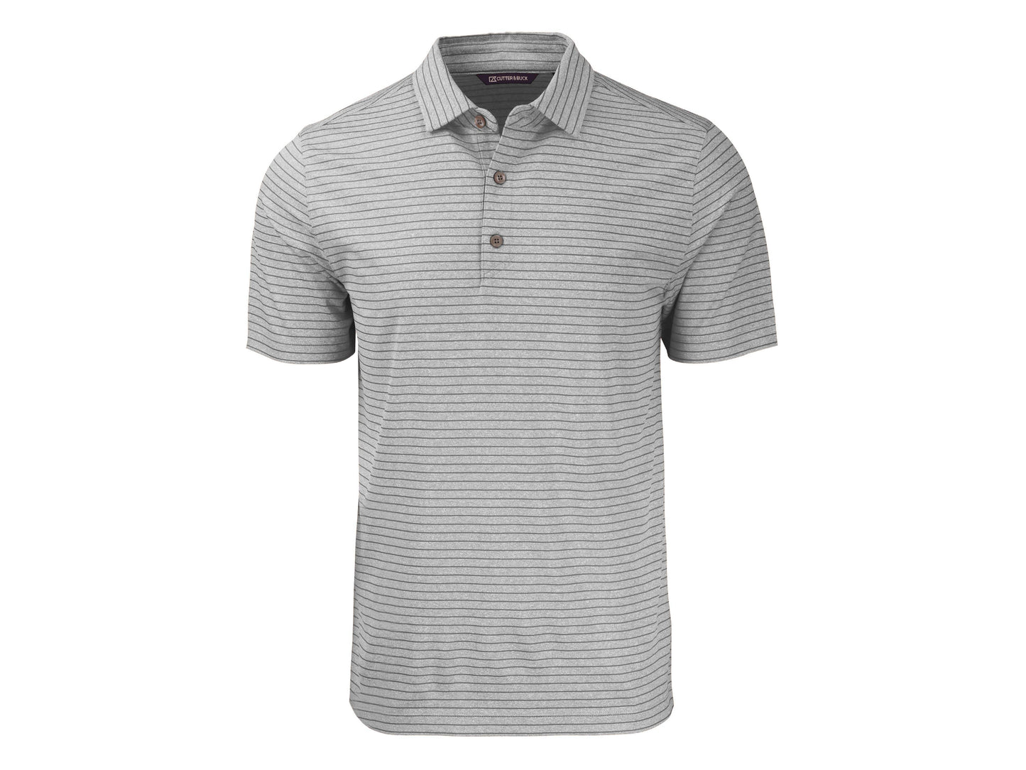 Cutter & Buck Forge Eco Heather Stripe Recycled Mens Polo