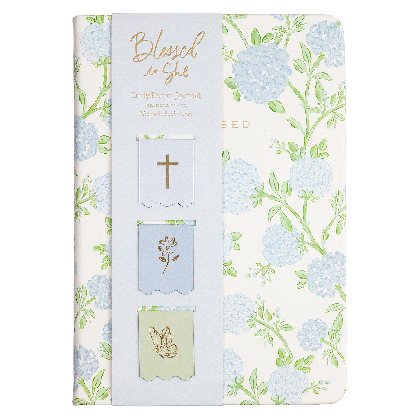 Faith Collection Journal Set w/Bookmarks Blue Green Floral 6