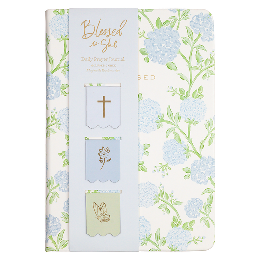 Faith Collection Journal Set w/Bookmarks Blue Green Floral 6