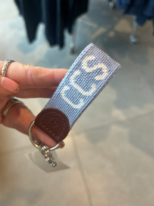 CCS Needle Point Loop Keychain