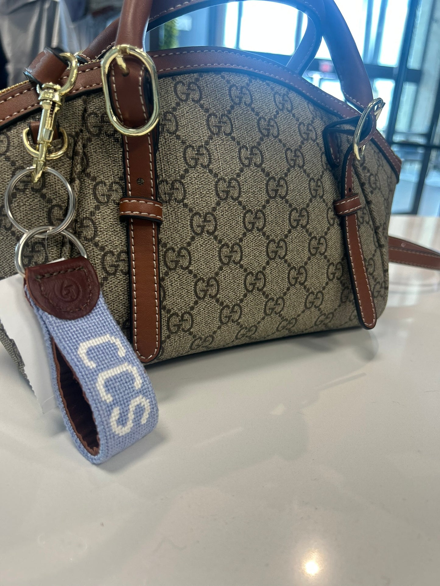 CCS Needle Point Loop Keychain