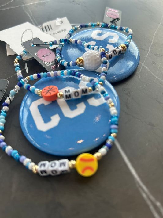 Sports Mom Stack Bracelet