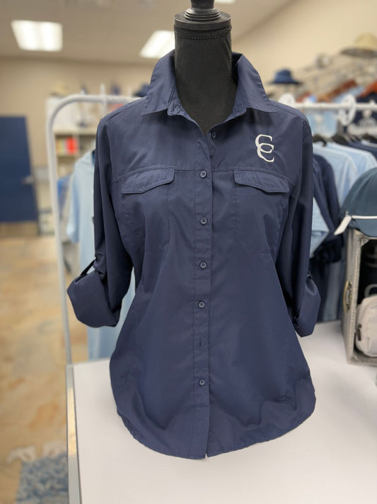 Women's Fishing Shirt Navy