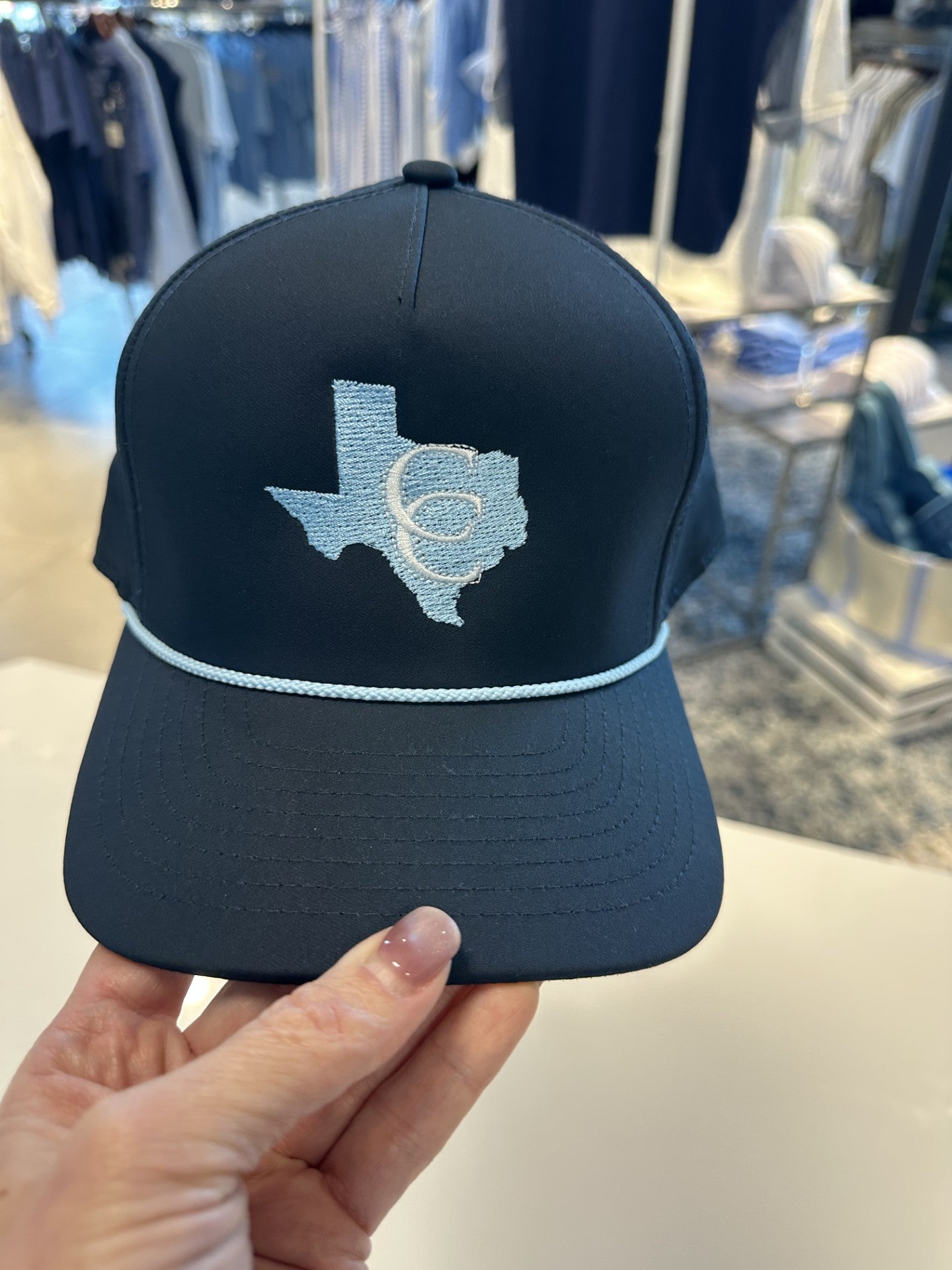 D&Y LT Blue Rope Hat