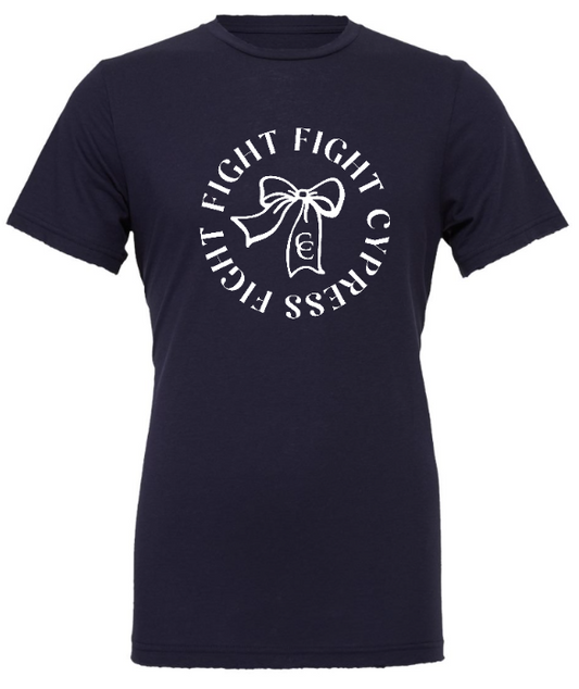 Fight Cypress Fight Navy Tee