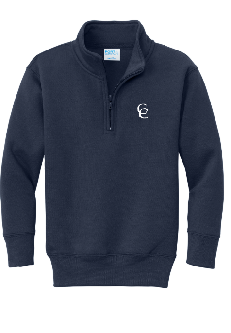 Half Zip Navy CC-Youth
