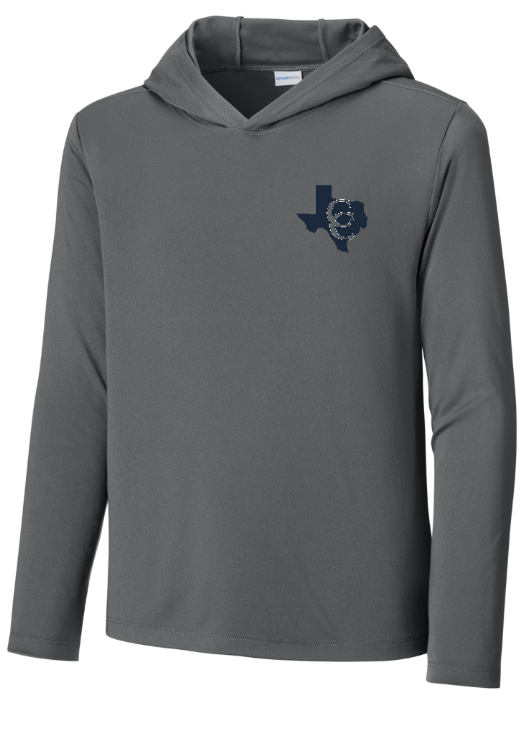 Texas CC Logo Youth Long Sleeve Hoodie
