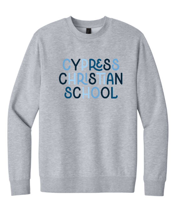 Cypress Christian Rainbow Adult Fleece Crew