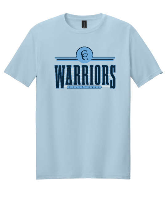 Vintage Warriors Volleyball Adult T-Shirt