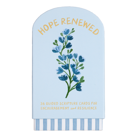 Faith Collection Guided Cards w/Stand Hope Renewed