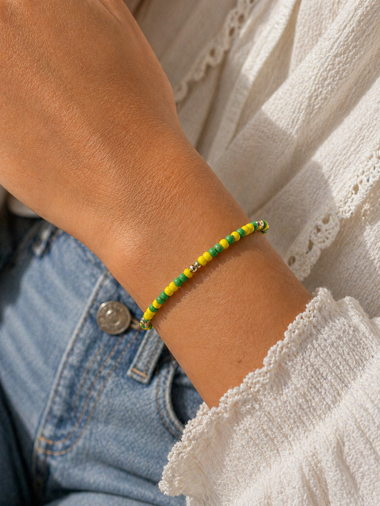 Green & Gold Bracelet