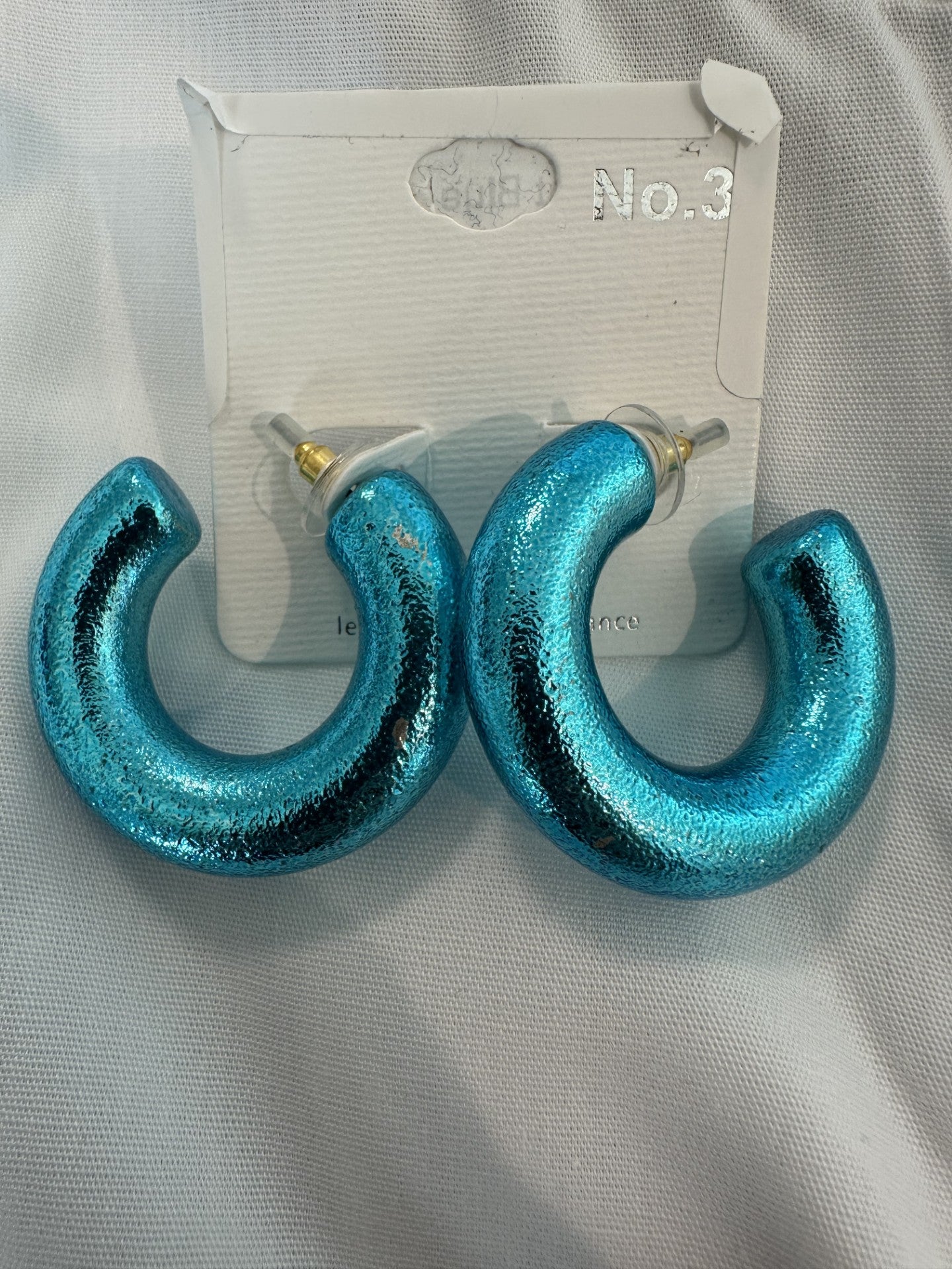 Bright Blue Hoops