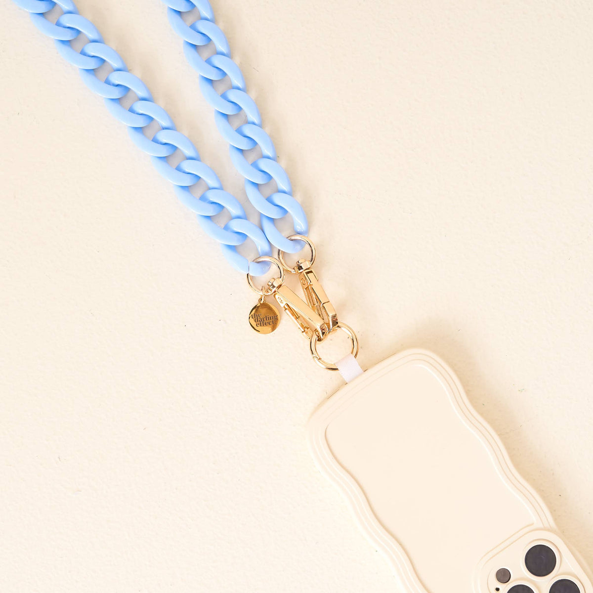 Hold the Phone Crossbody Chain-Light Blue