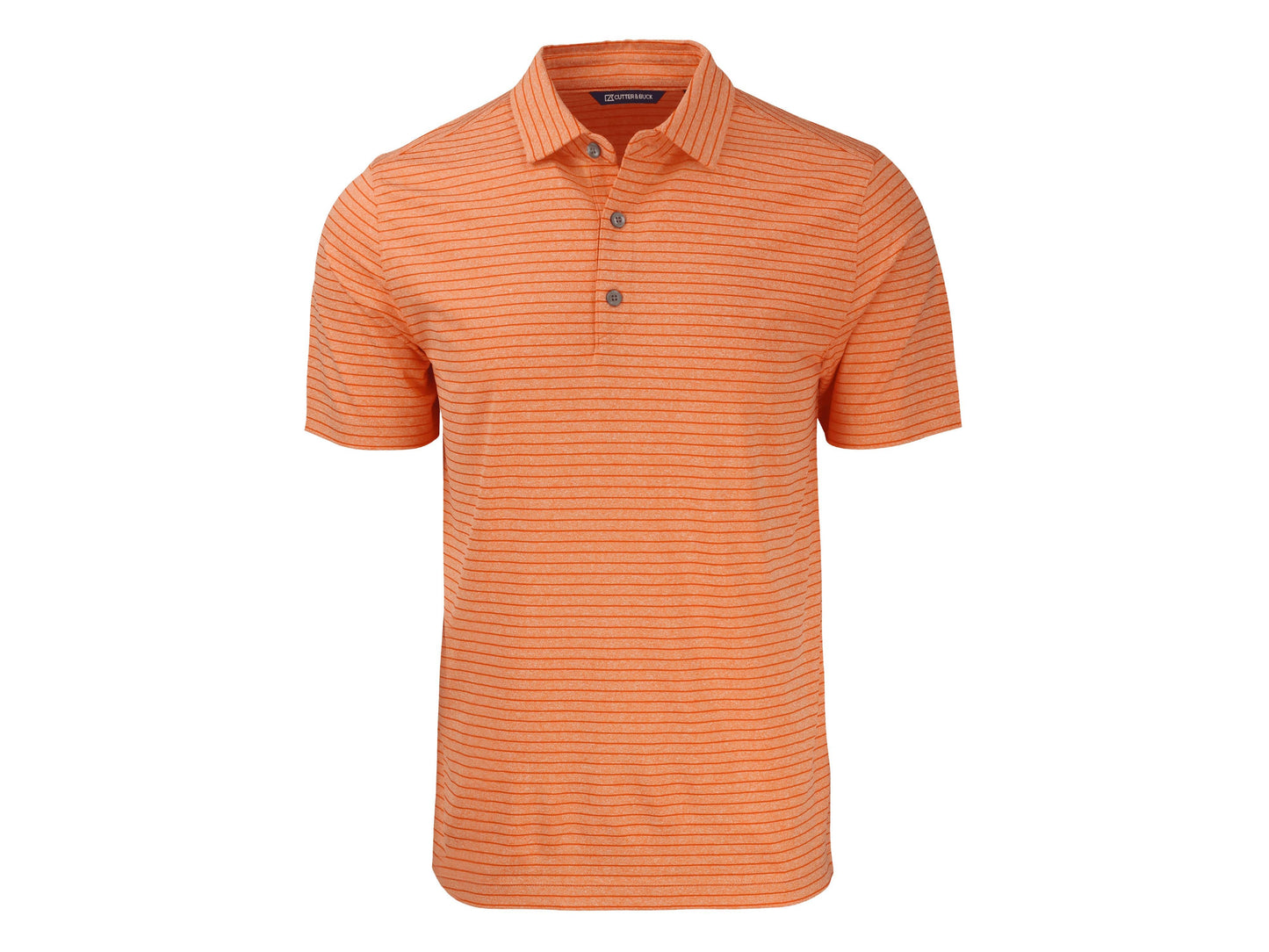 Cutter & Buck Forge Eco Heather Stripe Recycled Mens Polo