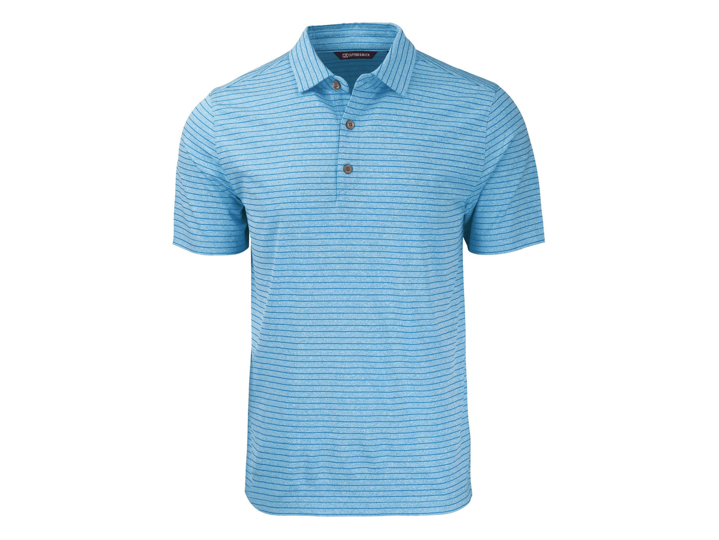 Cutter & Buck Forge Eco Heather Stripe Recycled Mens Polo
