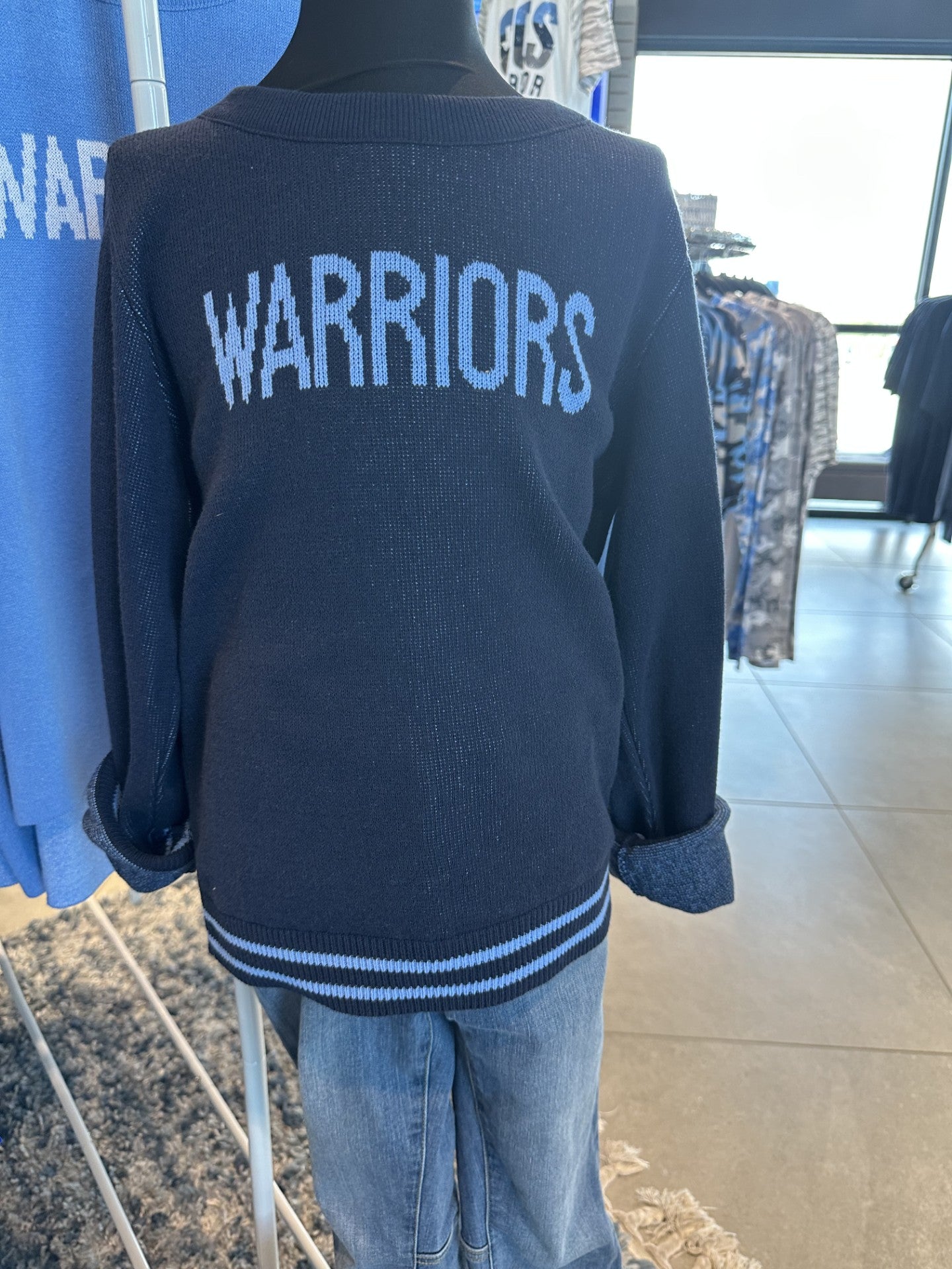 Youth Crewneck Football Sweater